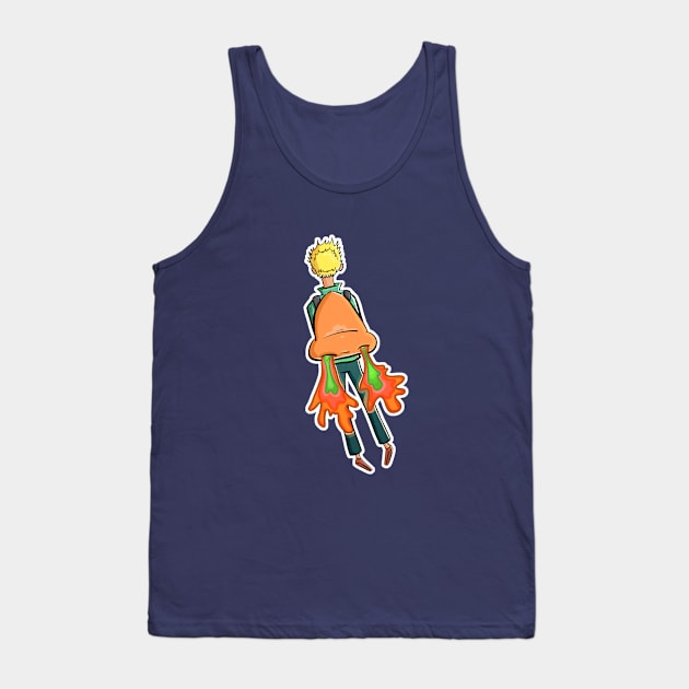 Sneeze Flying Tank Top by Idraws